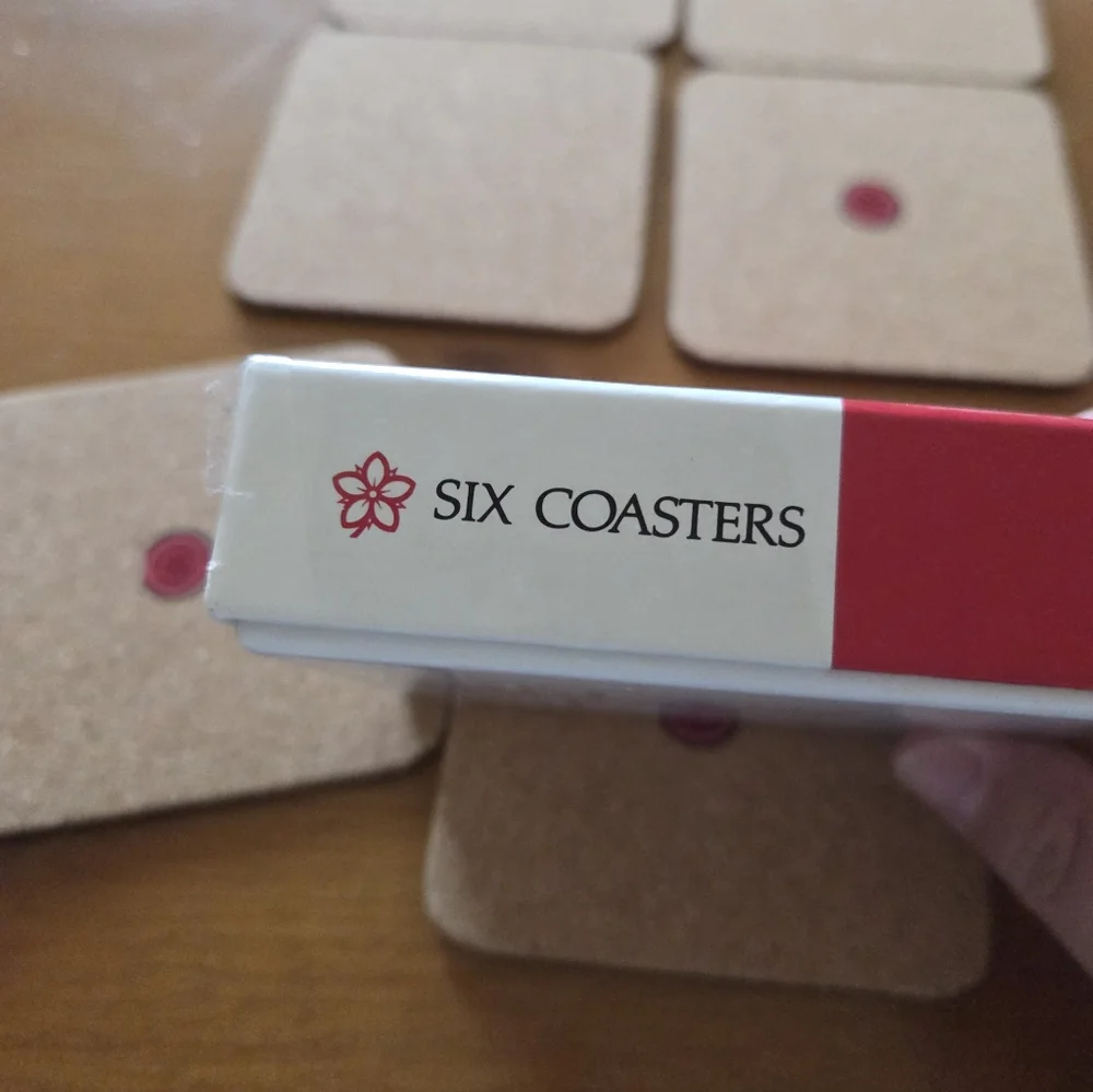 Pimpernel Poinsettia Coasters (6 In Box) Coasters Are In Excellent Condition